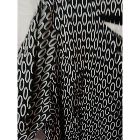 Lane Bryant Black And White Circle Print Blazer/ Jacket  Front Buttons  WM-24 - Picture 15 of 16